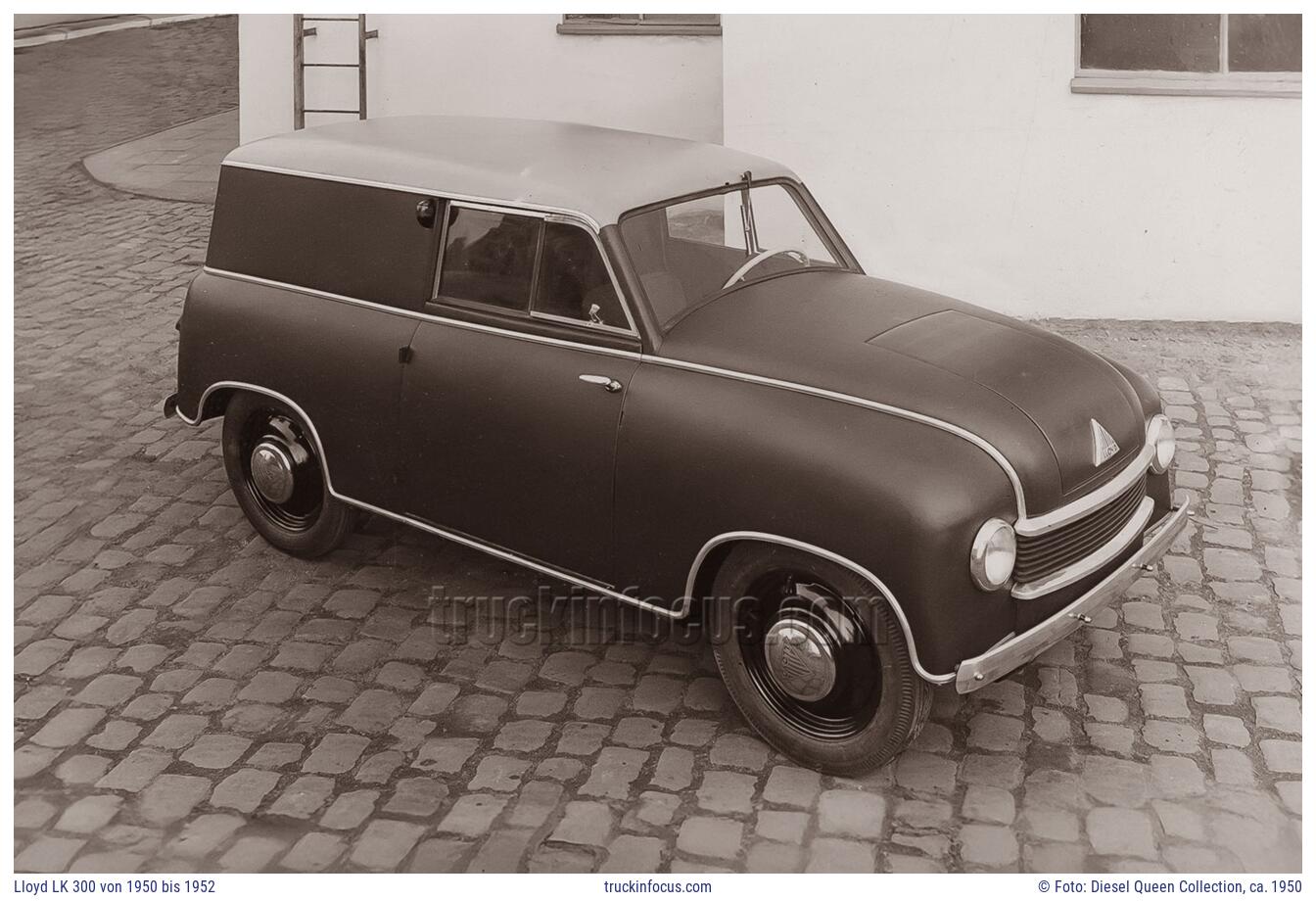 Lloyd LK 300 von 1950 bis 1952 Foto ca. 1950