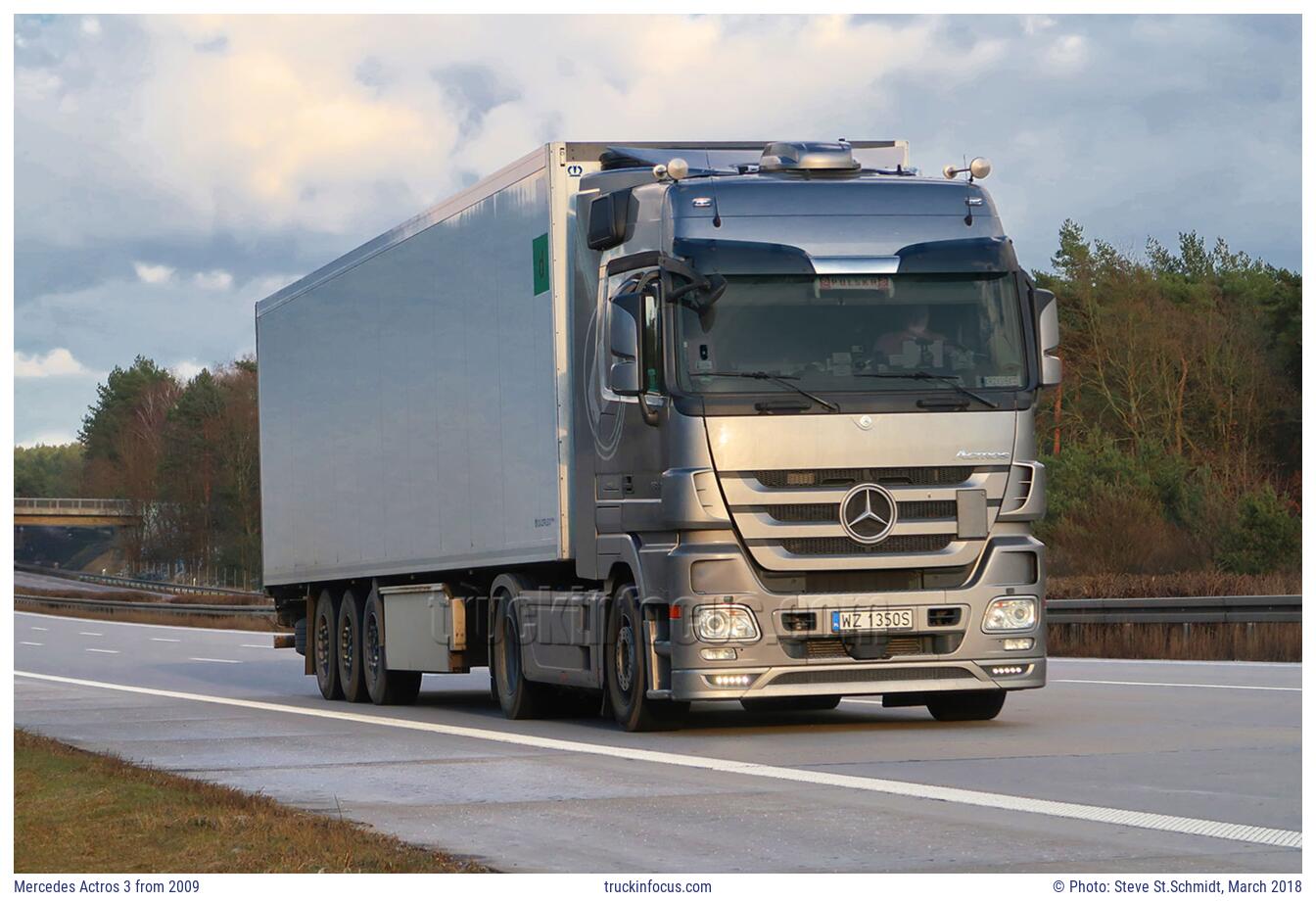 Mercedes Actros 3 from 2009 Photo March 2018