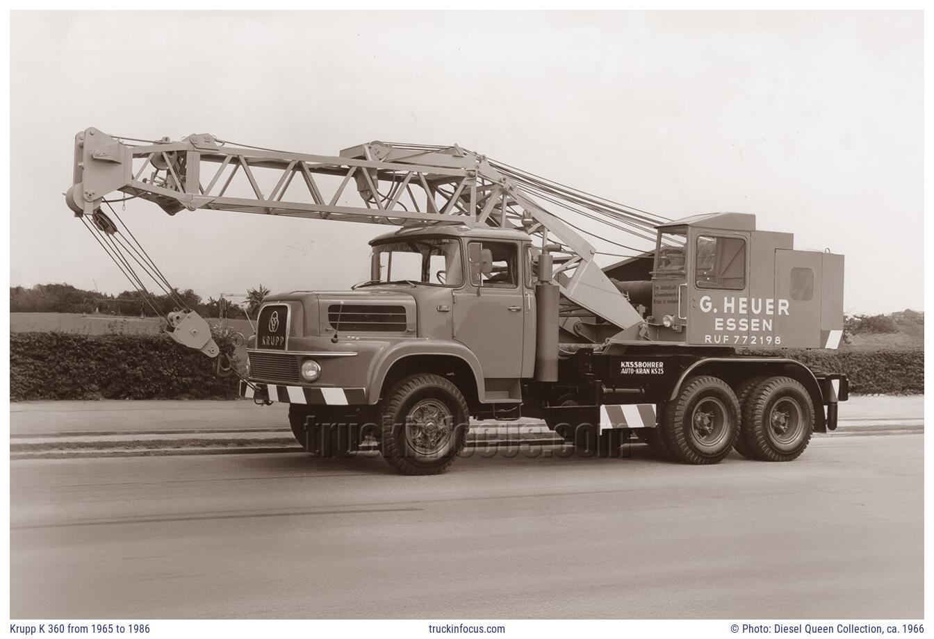 Krupp K 360 from 1965 to 1986 Photo ca. 1966