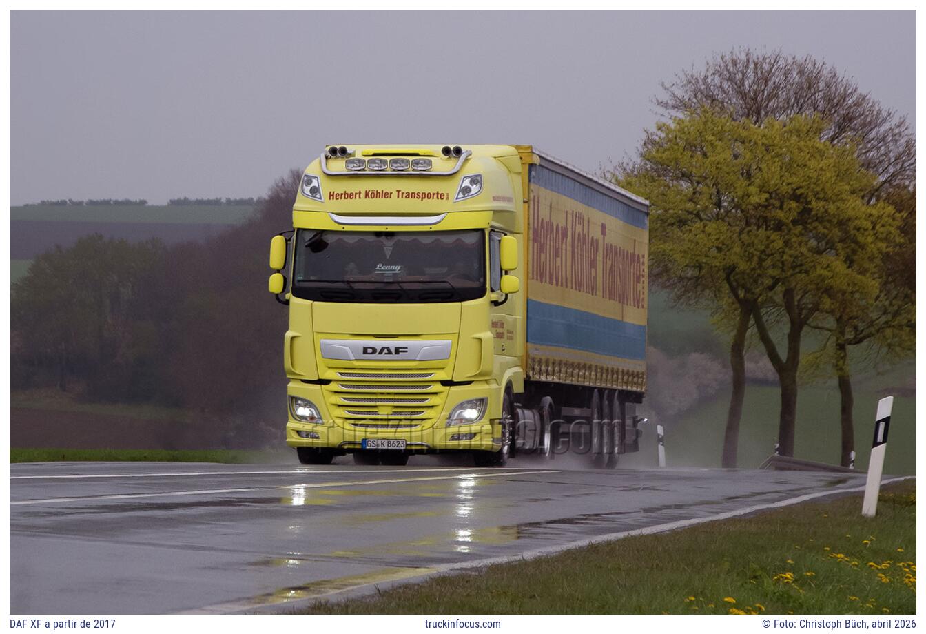 DAF XF a partir de 2017 Foto abril 2026