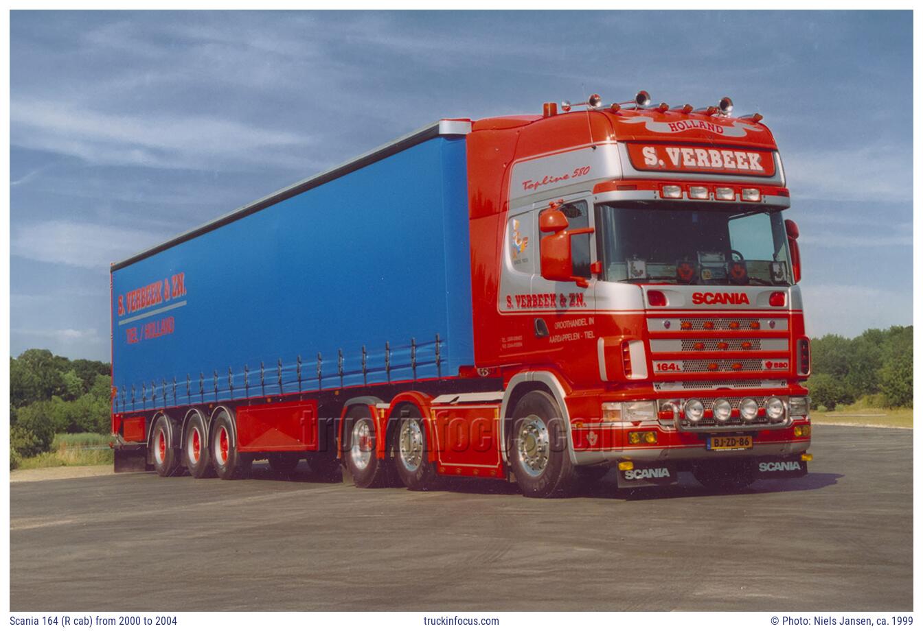 Scania 164 (R cab) from 2000 to 2004 Photo ca. 1999