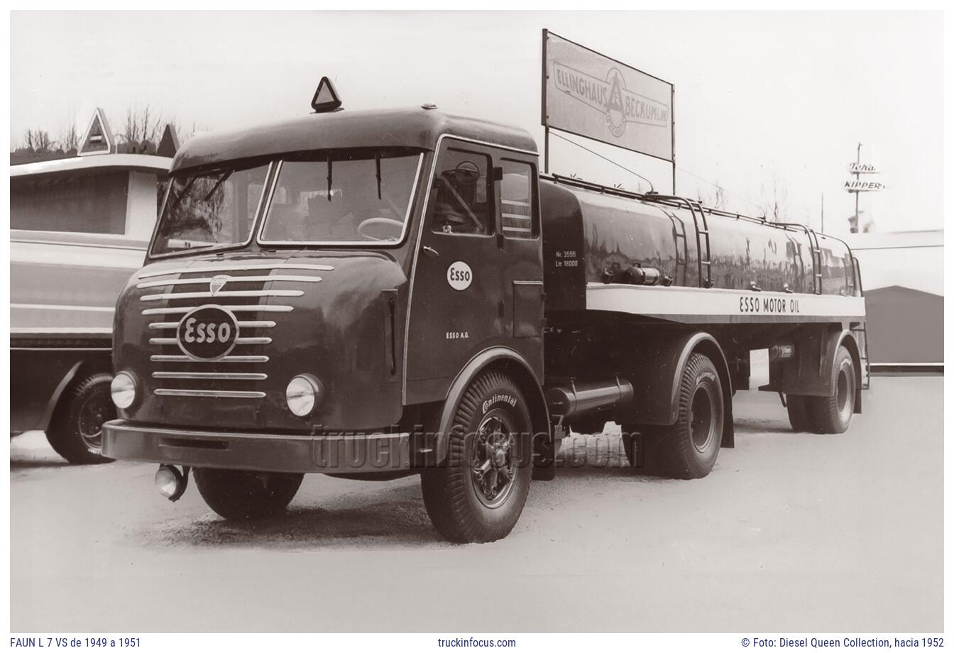 FAUN L 7 VS de 1949 a 1951 Foto hacia 1952