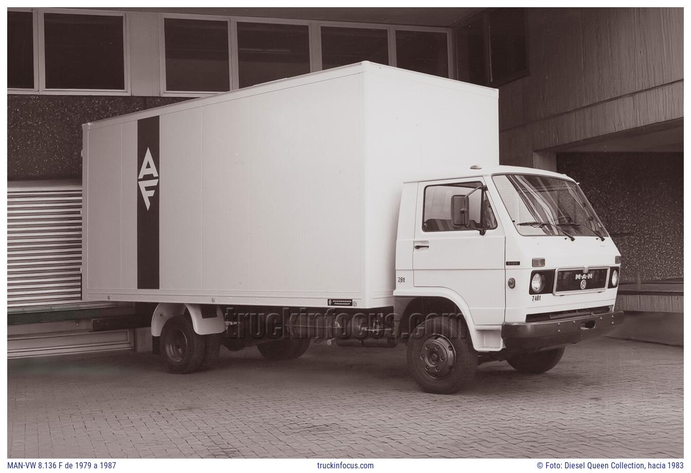 MAN-VW 8.136 F de 1979 a 1987 Foto hacia 1983