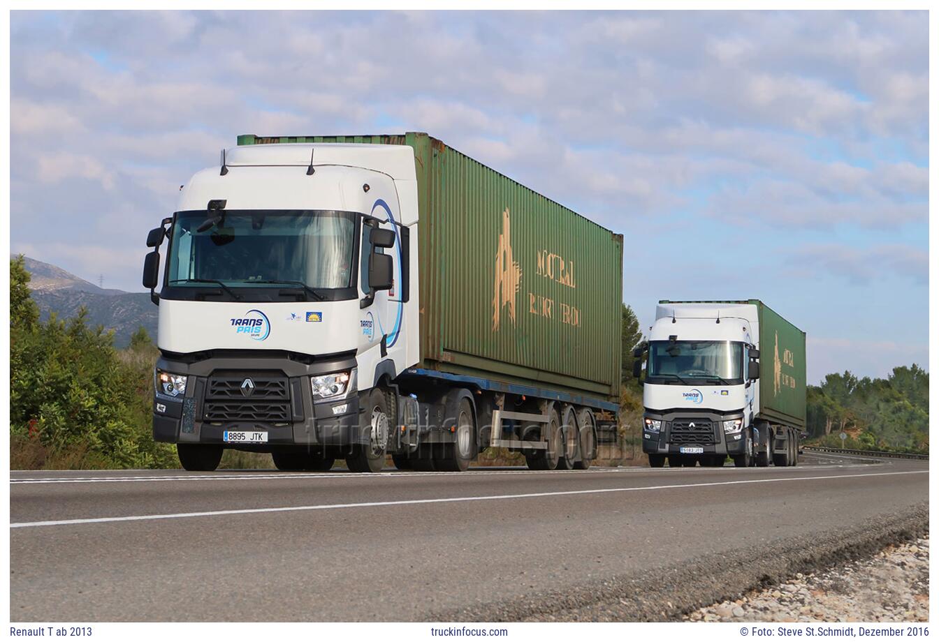 Renault T ab 2013 Foto Dezember 2016