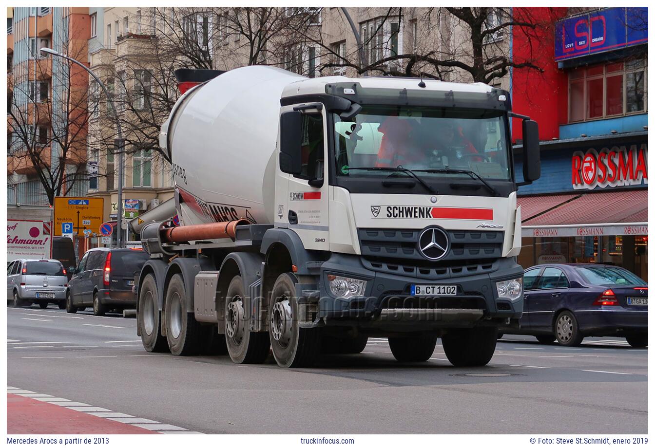 Mercedes Arocs a partir de 2013 Foto enero 2019