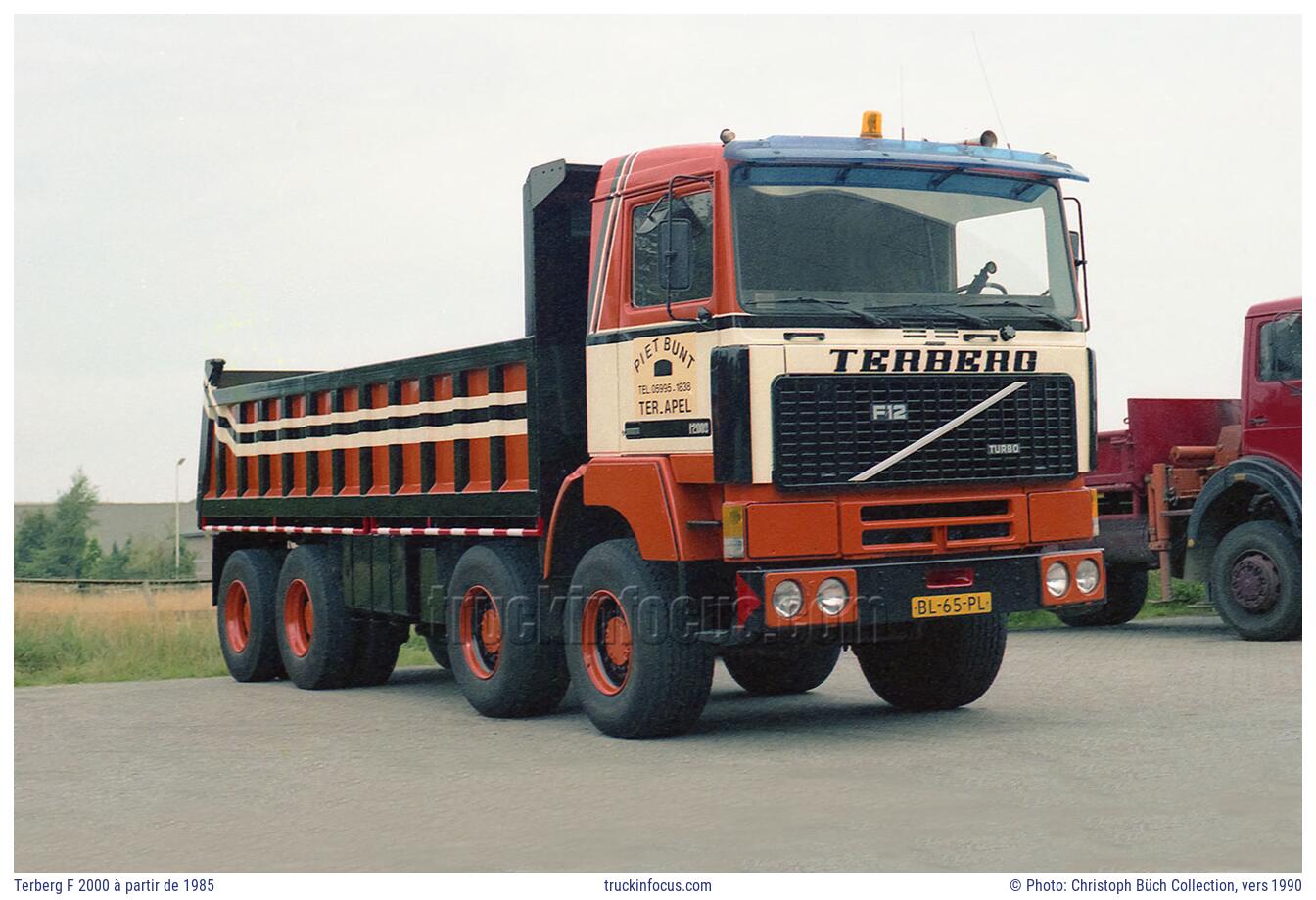 Terberg F 2000 à partir de 1985 Photo vers 1990