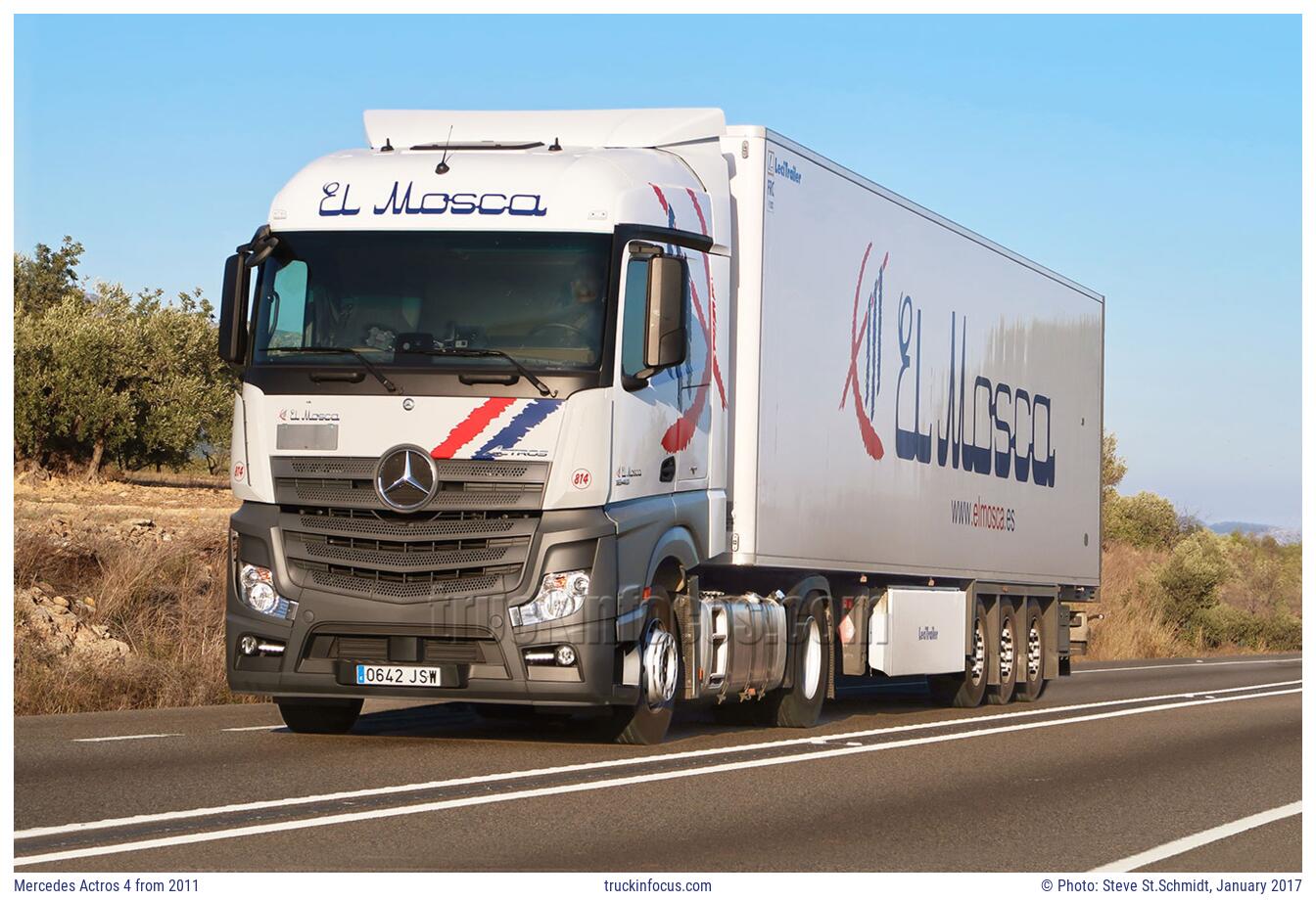 Mercedes Actros 4 from 2011 Photo January 2017