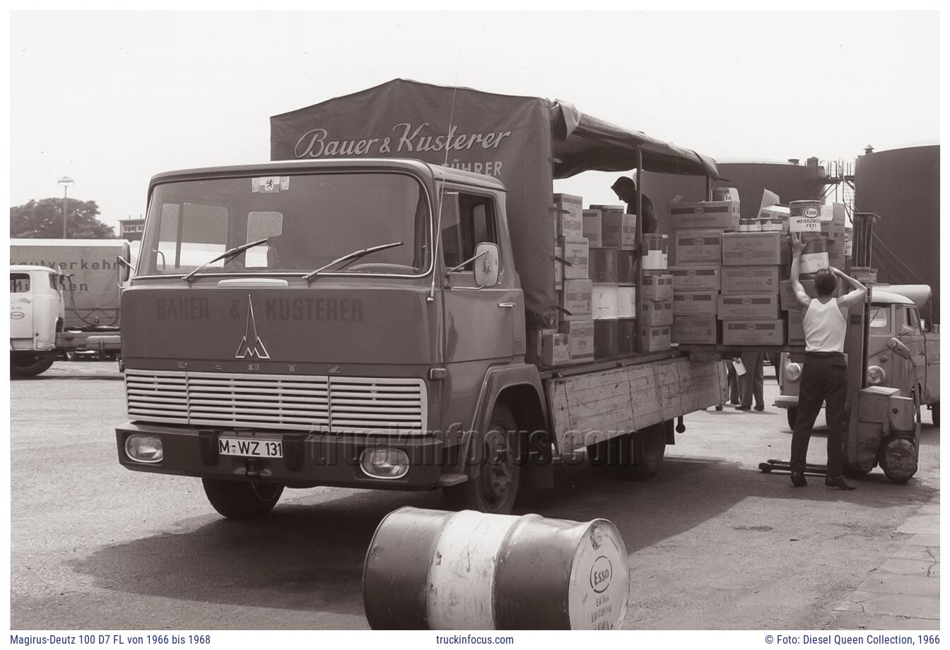 Magirus-Deutz 100 D7 FL von 1966 bis 1968 Foto 1966