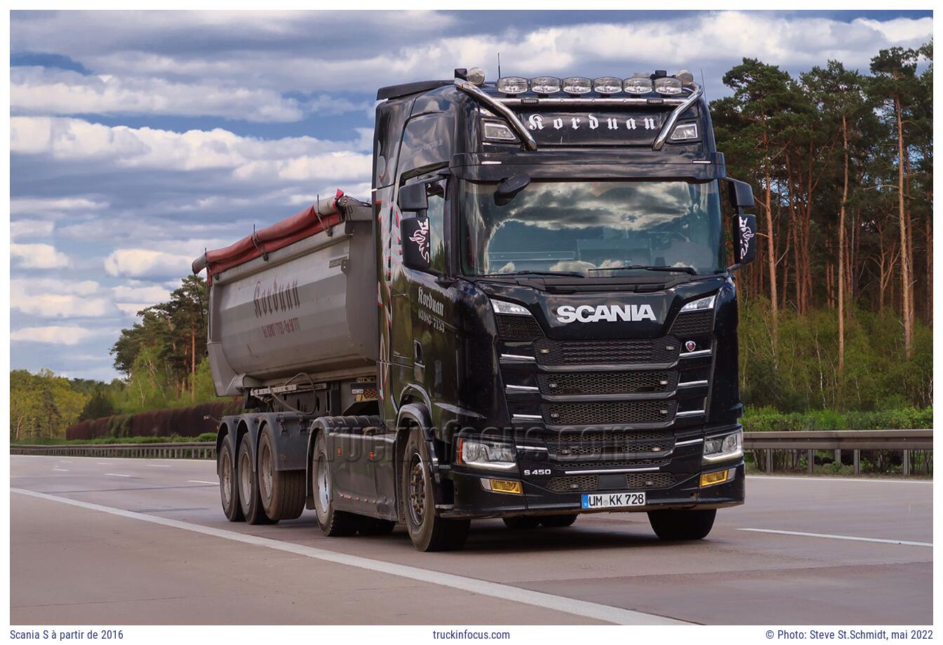 Scania S à partir de 2016 Photo mai 2022