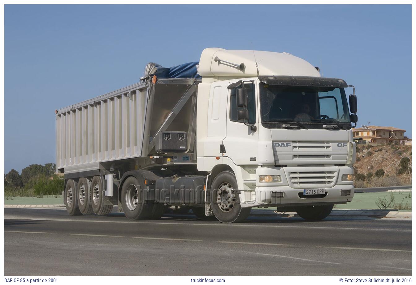 DAF CF 85 a partir de 2001 Foto julio 2016