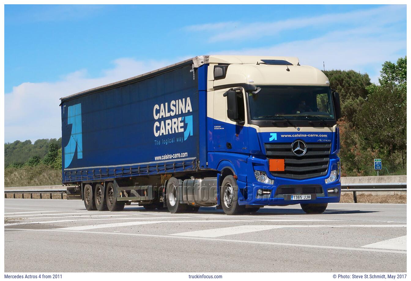 Mercedes Actros 4 from 2011 Photo May 2017