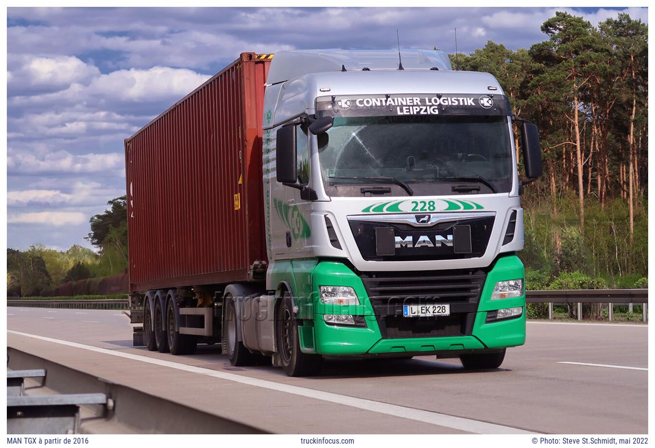 MAN TGX à partir de 2016 Photo mai 2022