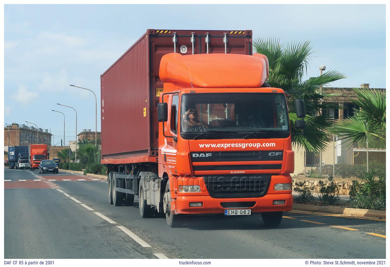 DAF CF 85 à partir de 2001 Photo novembre 2021