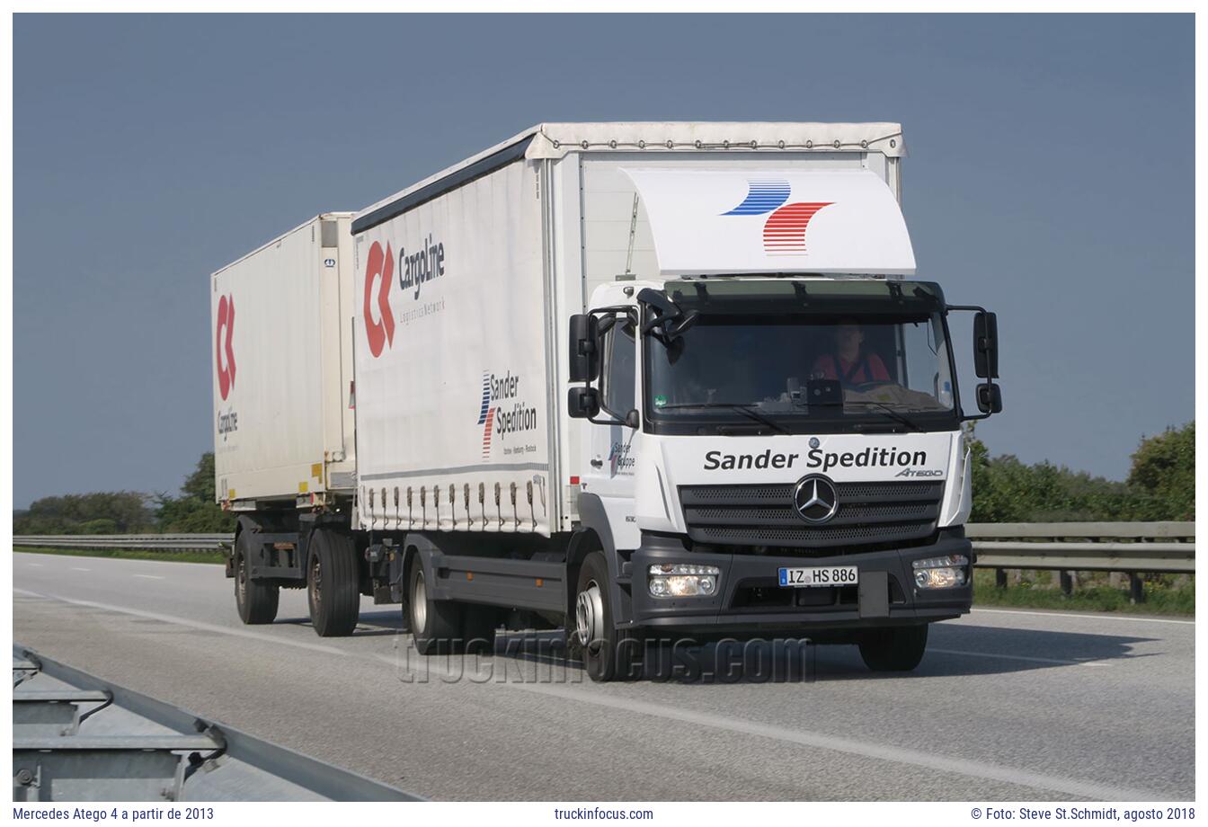 Mercedes Atego 4 a partir de 2013 Foto agosto 2018