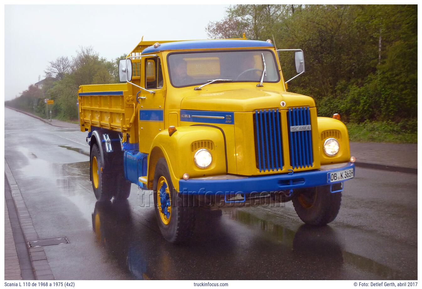 Scania L 110 de 1968 a 1975 (4x2) Foto abril 2017