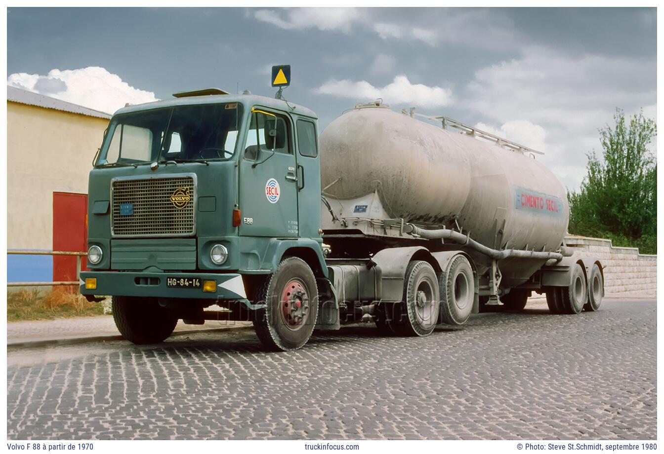 Volvo F 88 à partir de 1970 Photo septembre 1980