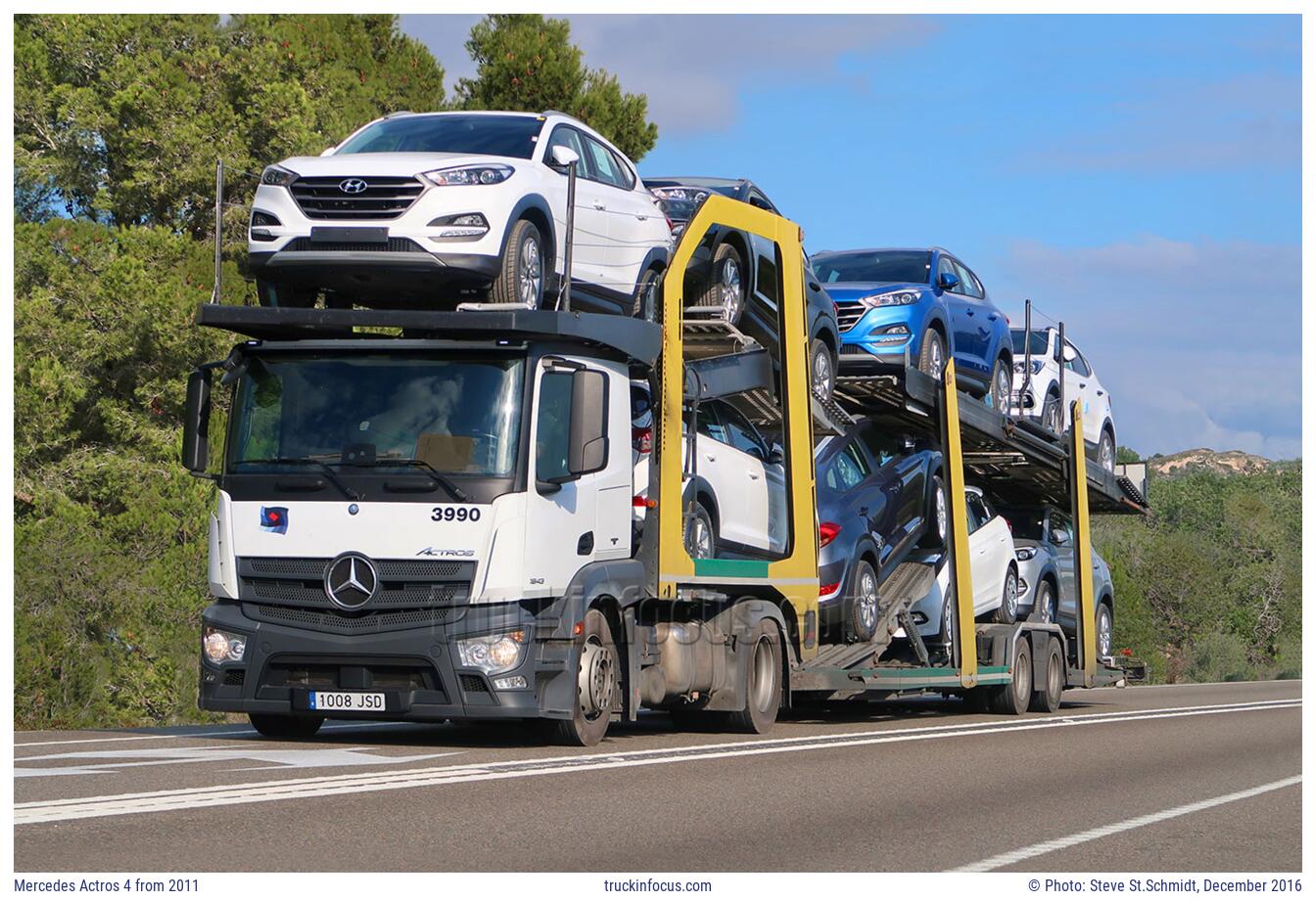 Mercedes Actros 4 from 2011 Photo December 2016