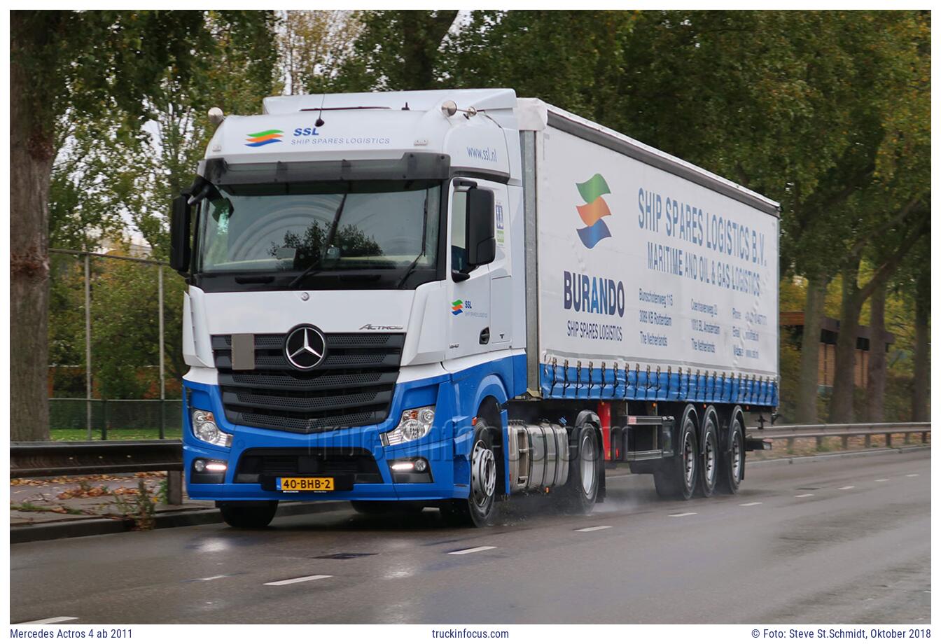 Mercedes Actros 4 ab 2011 Foto Oktober 2018