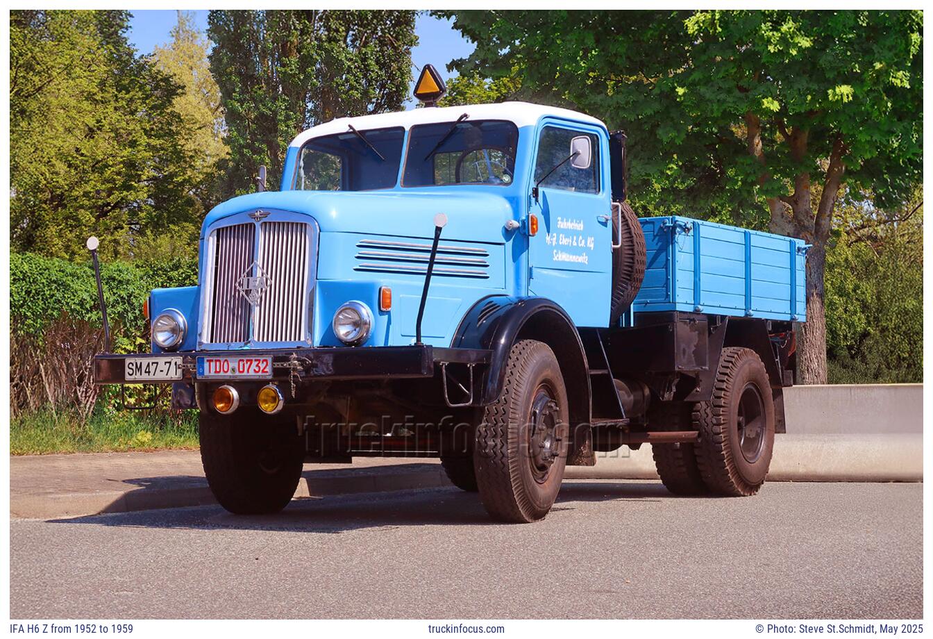IFA H6 Z from 1952 to 1959 Photo May 2025