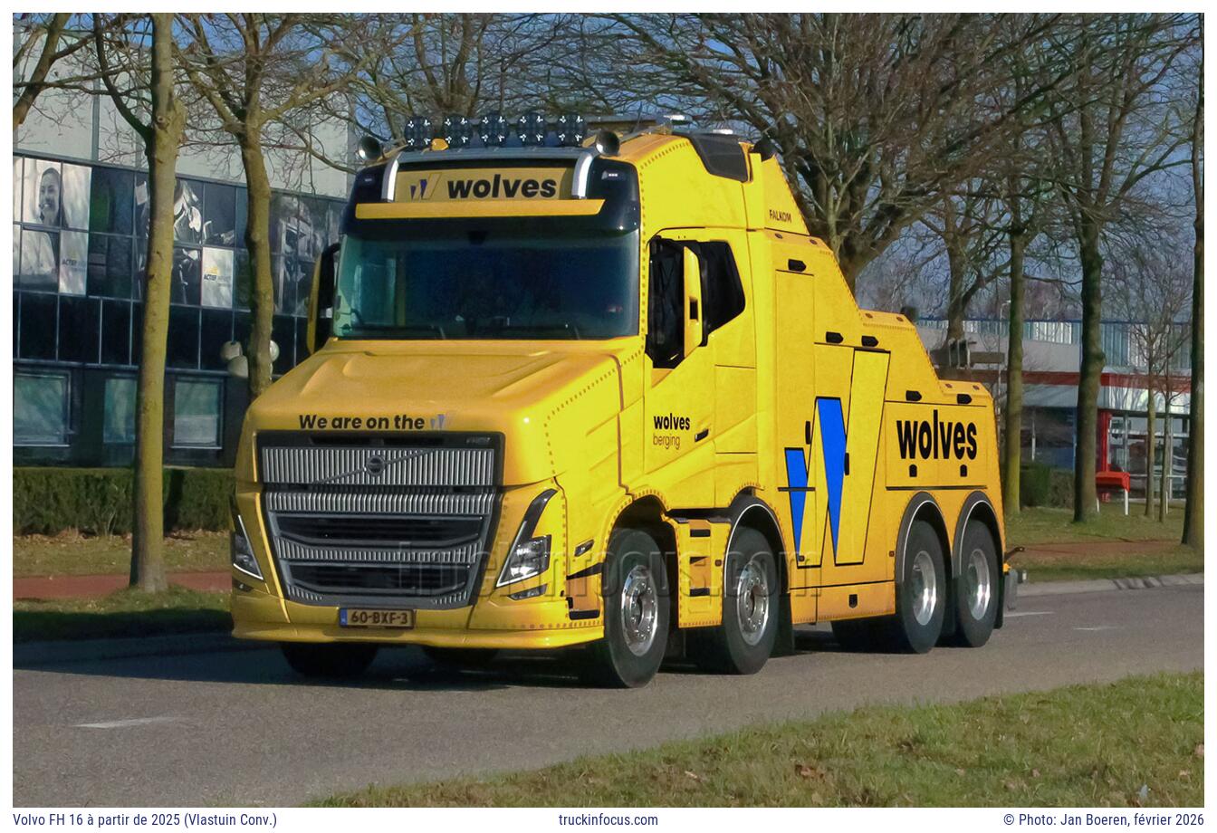 Volvo FH 16 à partir de 2025 (Vlastuin Conv.) Photo février 2026