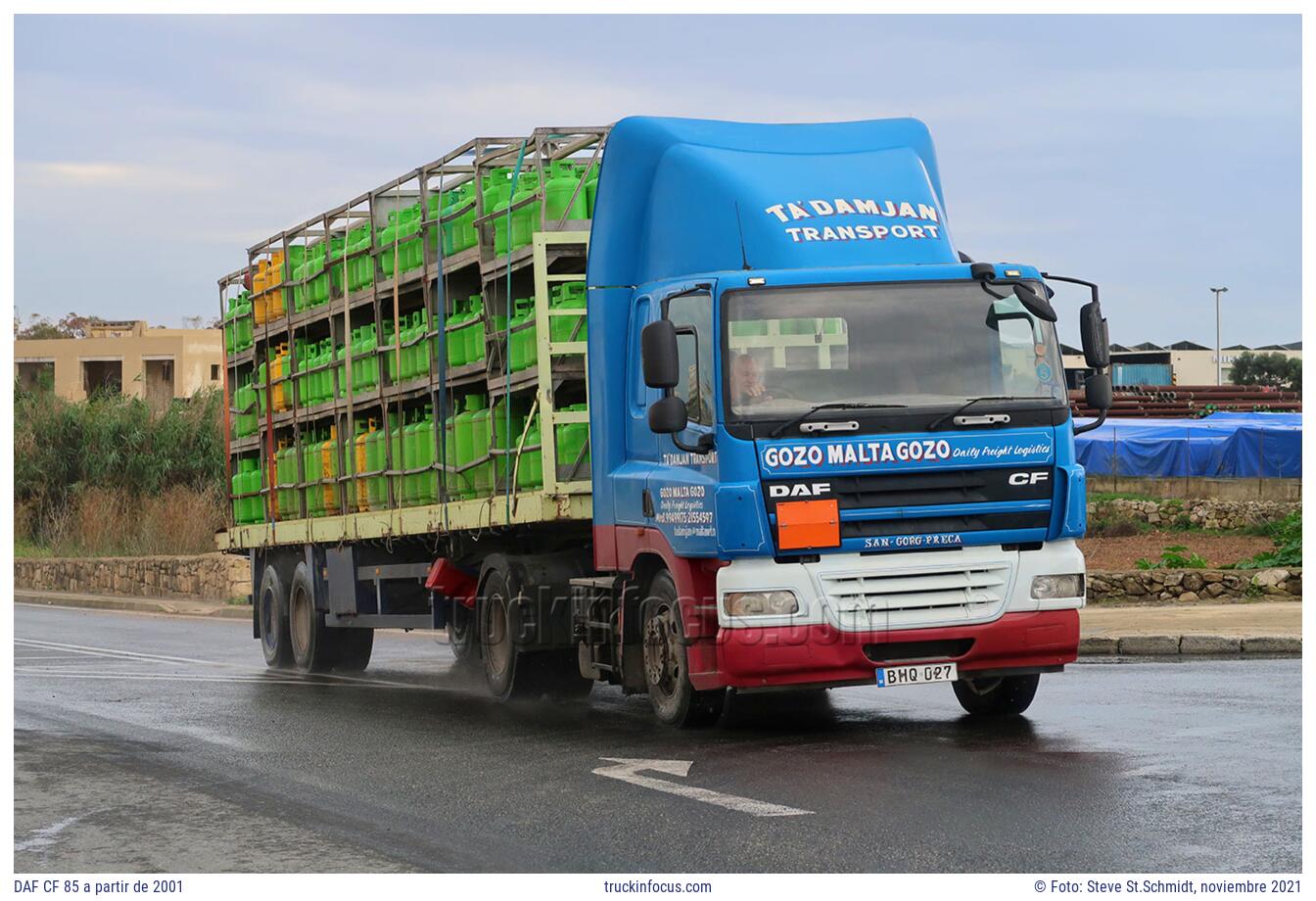 DAF CF 85 a partir de 2001 Foto noviembre 2021