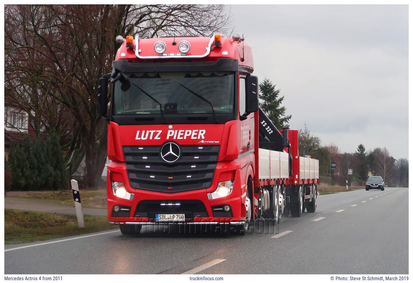 Mercedes Actros 4 from 2011 Photo March 2019