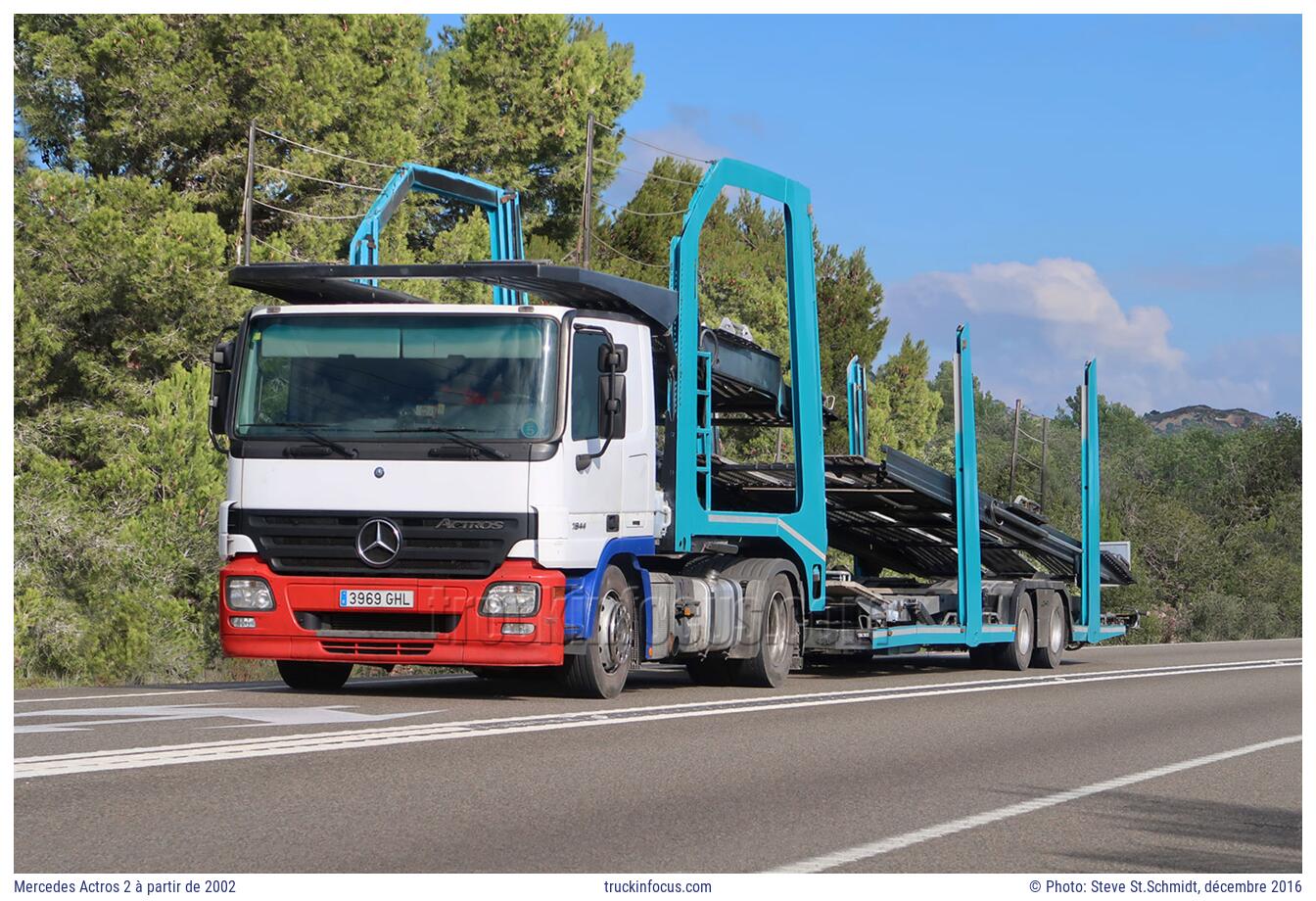 Mercedes Actros 2 à partir de 2002 Photo décembre 2016