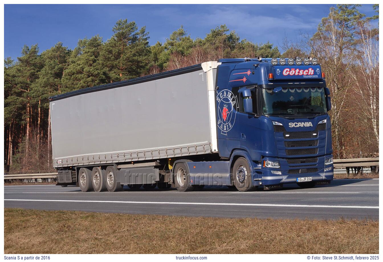 Scania S a partir de 2016 Foto febrero 2025