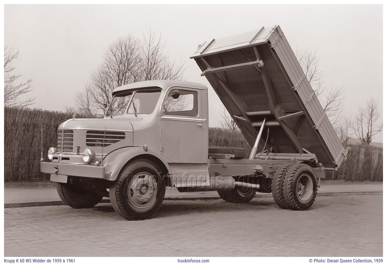 Krupp K 60 W3 Widder de 1959 à 1961 Photo 1959
