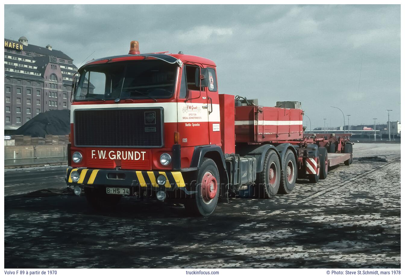 Volvo F 89 à partir de 1970 Photo mars 1978