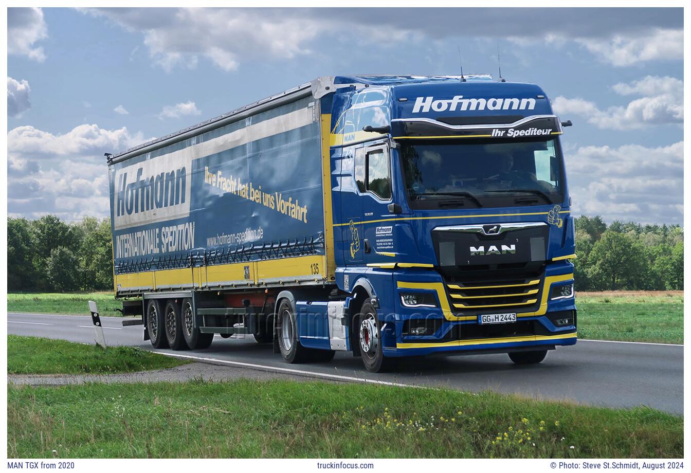 MAN TGX from 2020 Photo August 2024