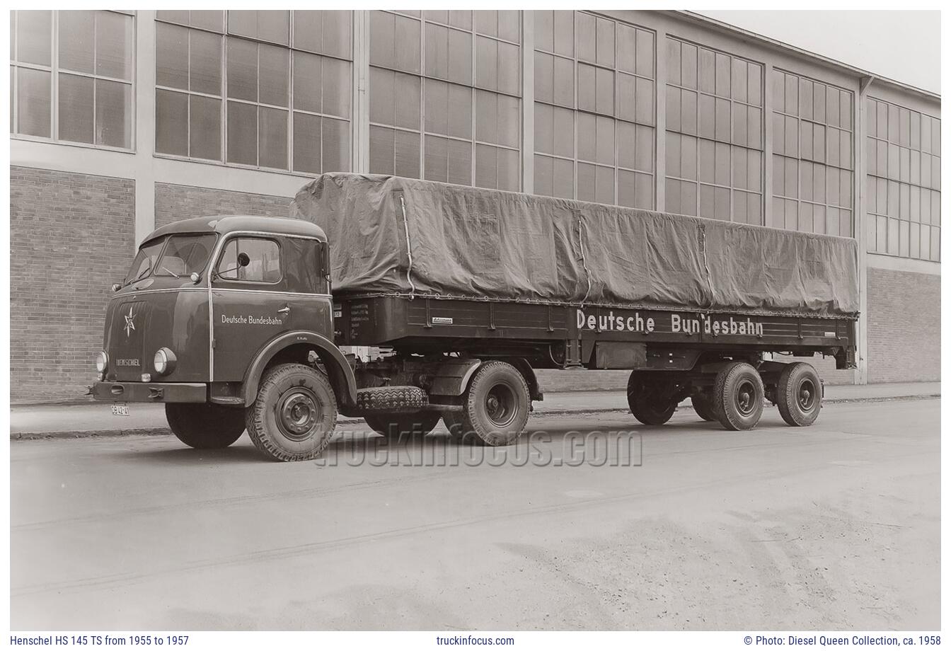 Henschel HS 145 TS from 1955 to 1957 Photo ca. 1958