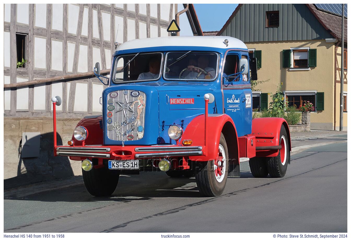 Henschel HS 140 from 1951 to 1958 Photo September 2024