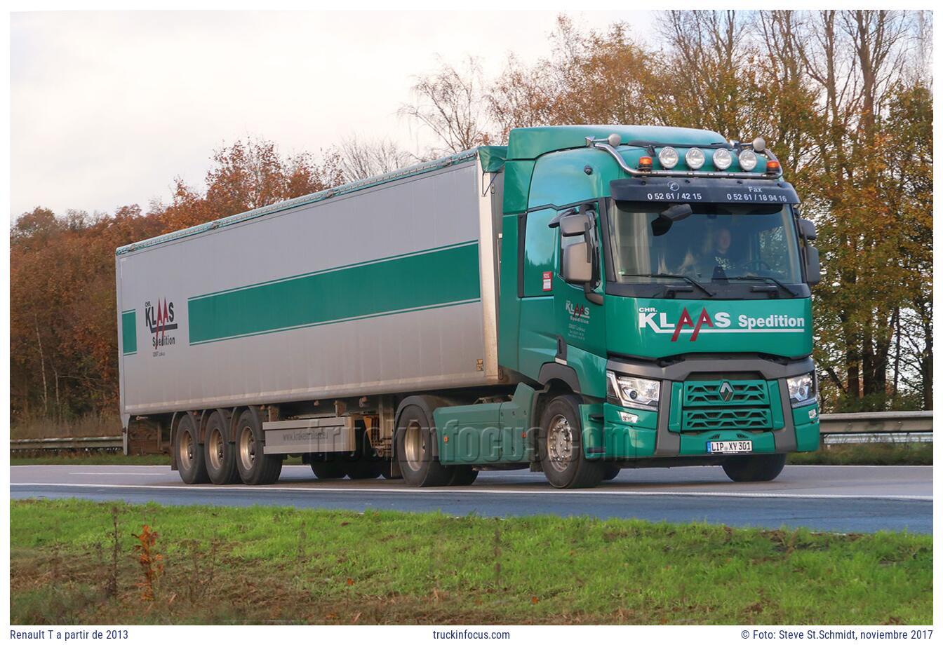 Renault T a partir de 2013 Foto noviembre 2017