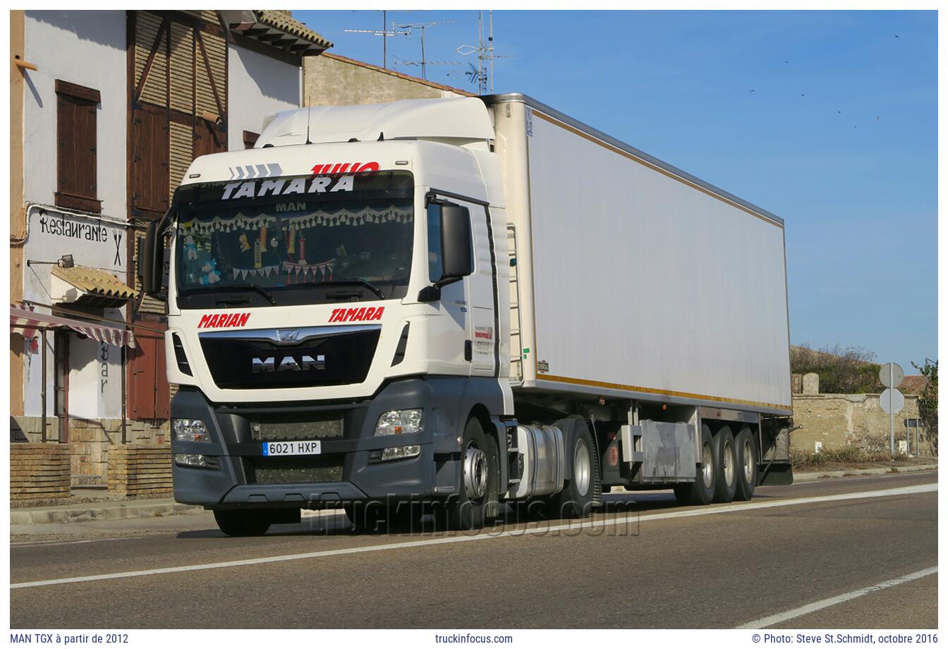 MAN TGX à partir de 2012 Photo octobre 2016