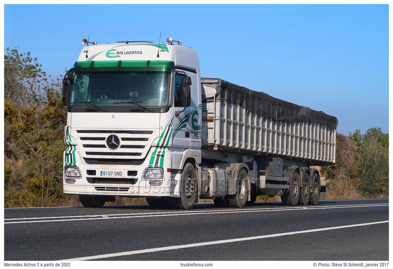 Mercedes Actros 2 à partir de 2002 Photo janvier 2017