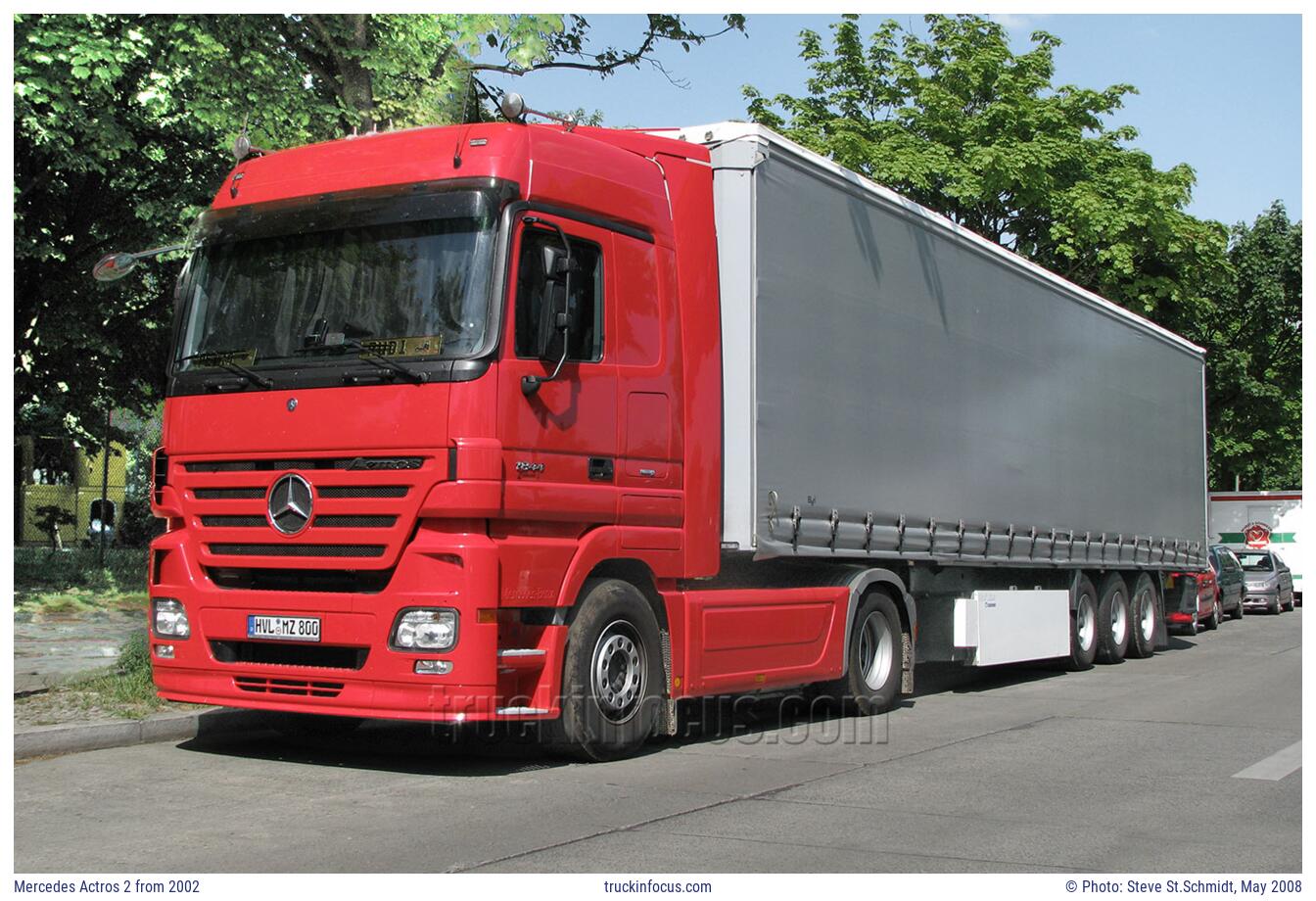 Mercedes Actros 2 from 2002 Photo May 2008