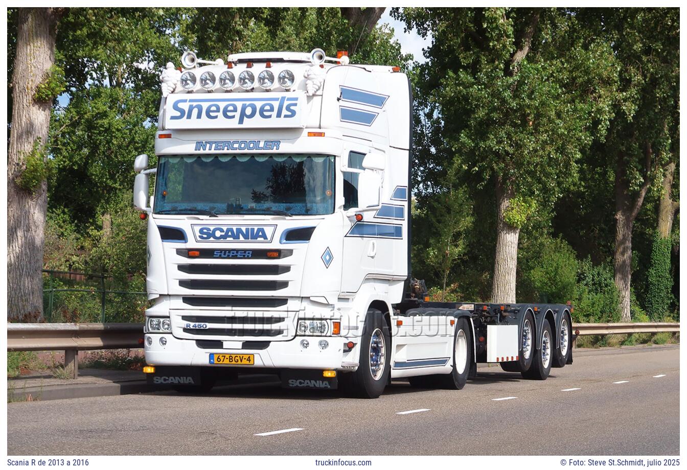 Scania R de 2013 a 2016 Foto julio 2025