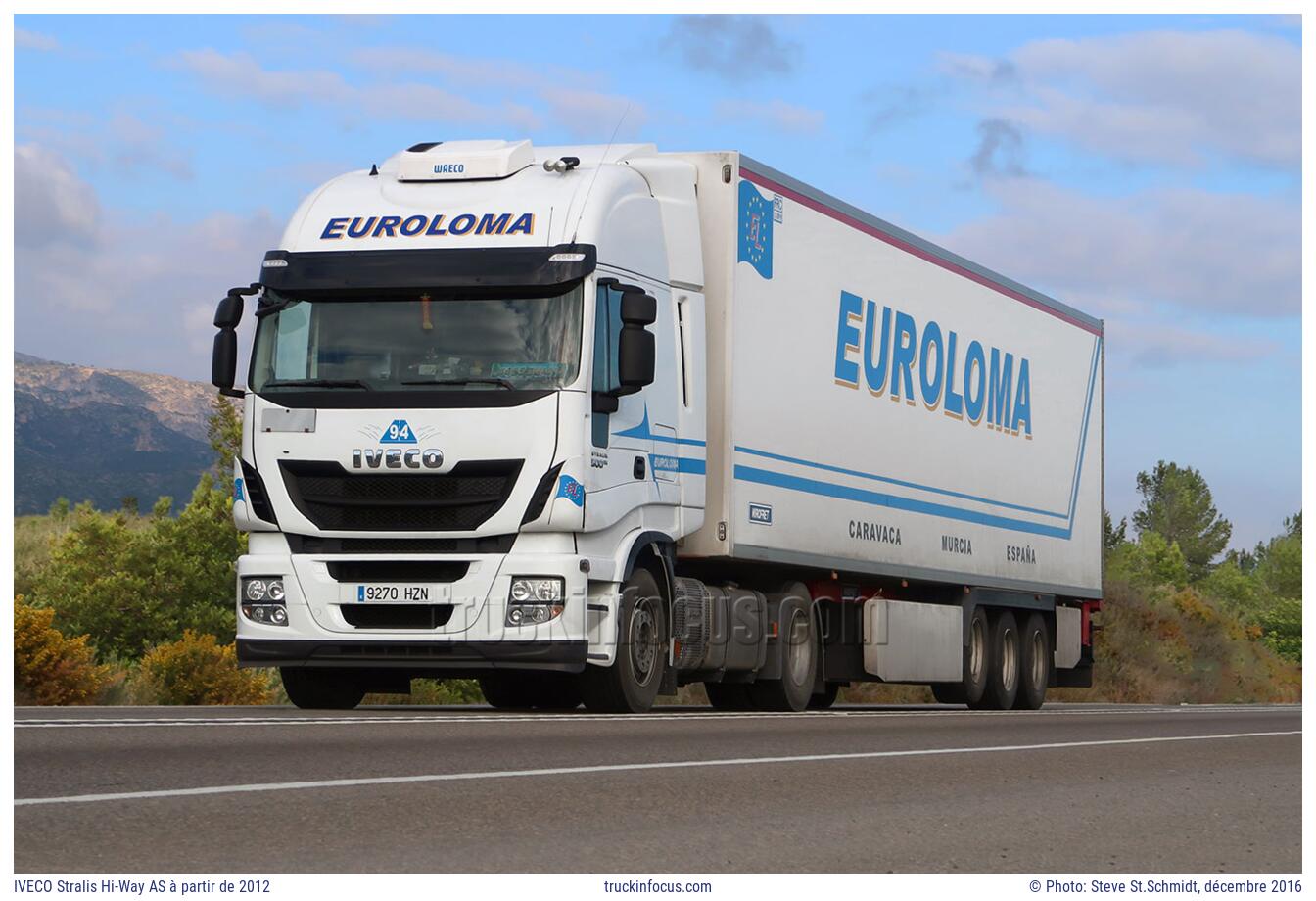 IVECO Stralis Hi-Way AS à partir de 2012 Photo décembre 2016