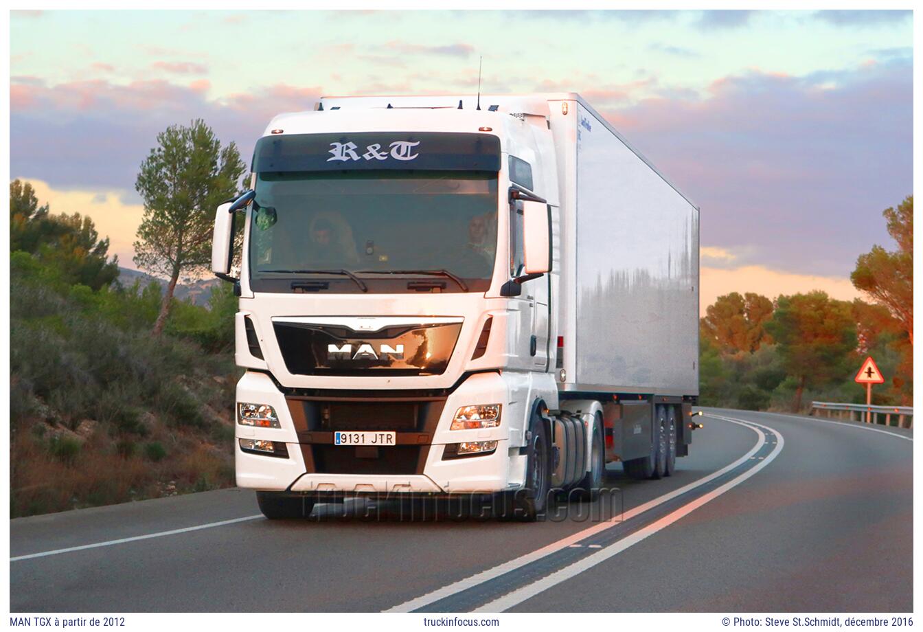 MAN TGX à partir de 2012 Photo décembre 2016