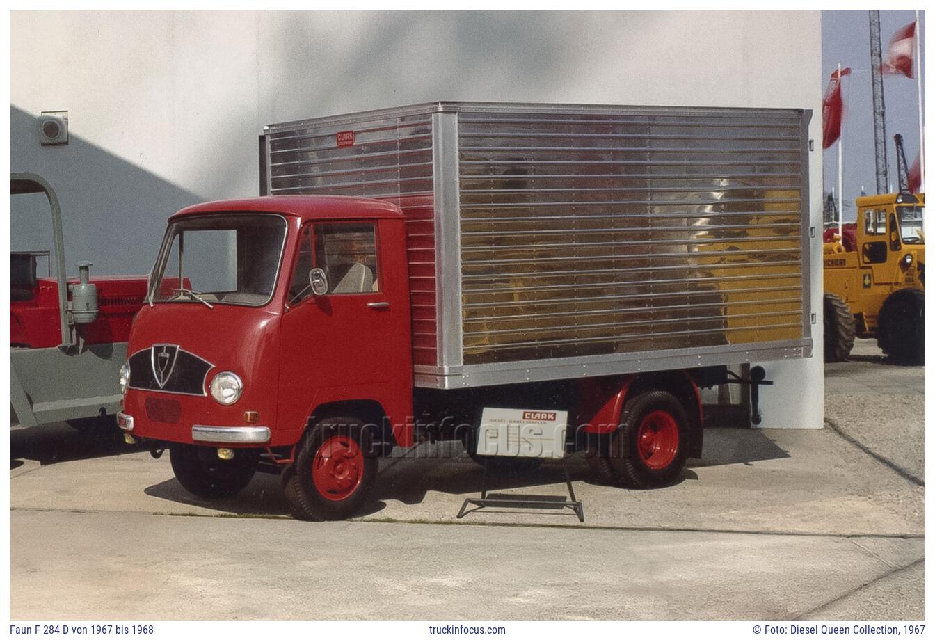 Faun F 284 D von 1967 bis 1968 Foto 1967