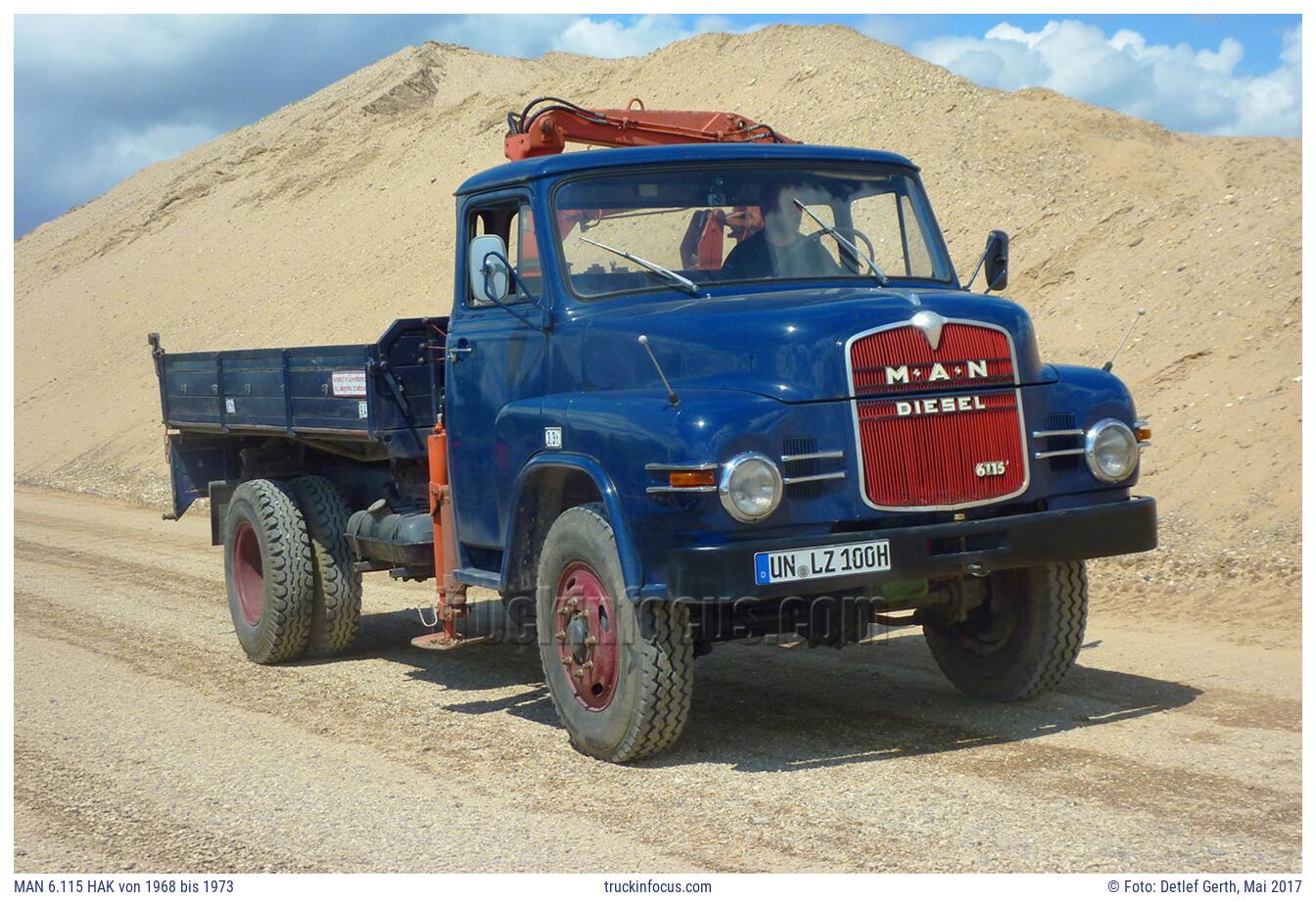 MAN 6.115 HAK von 1968 bis 1973 Foto Mai 2017