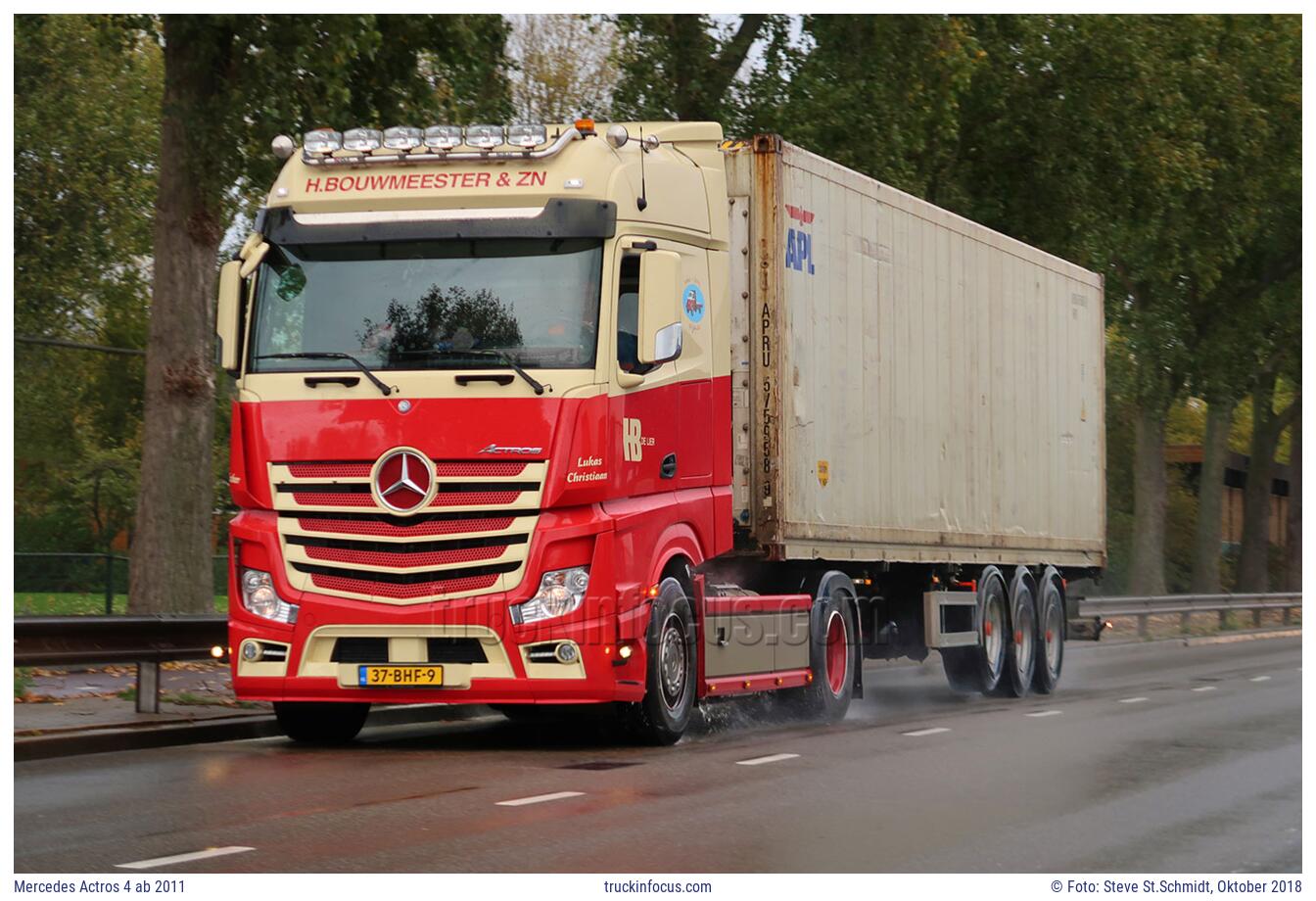 Mercedes Actros 4 ab 2011 Foto Oktober 2018