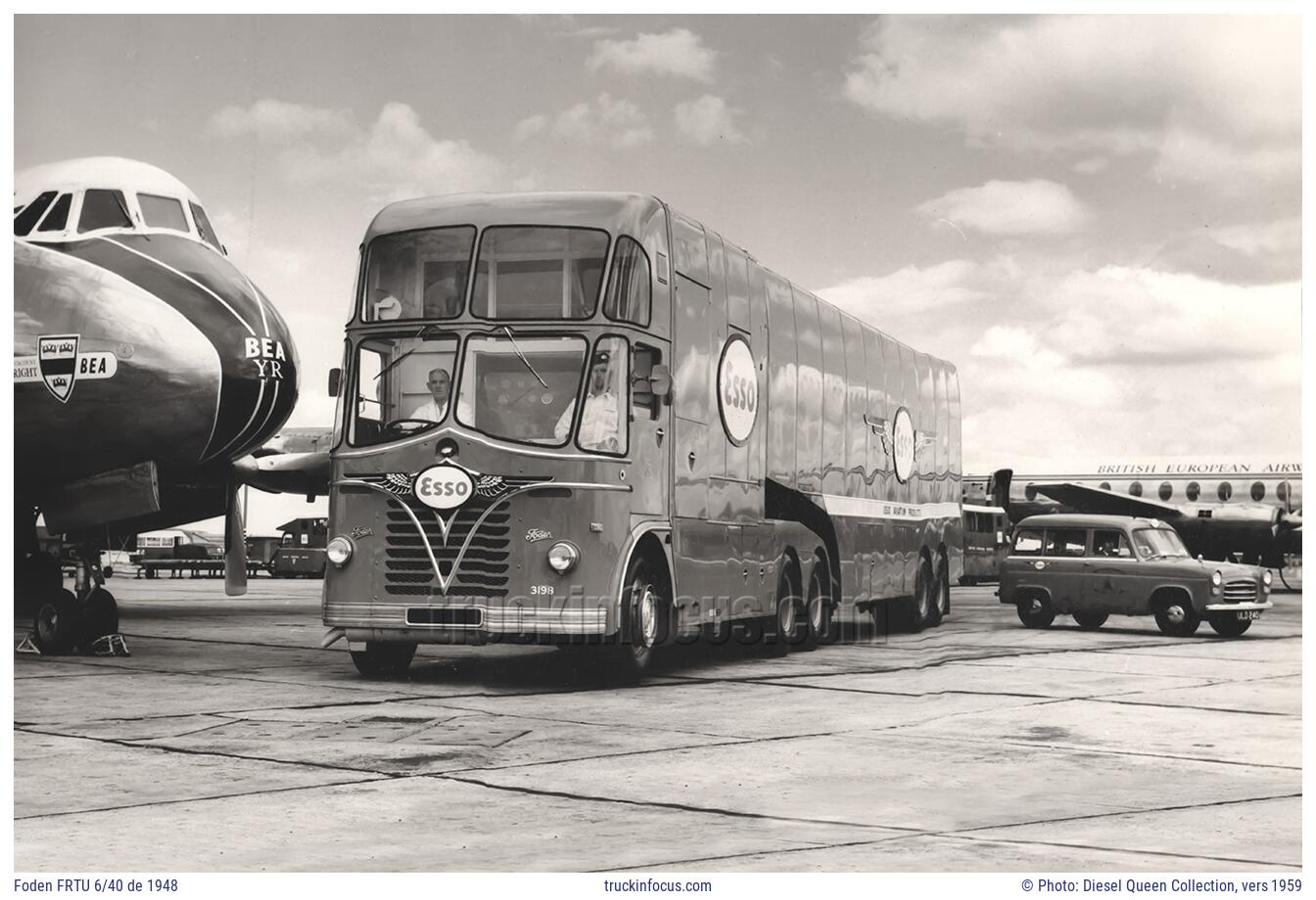 Foden FRTU 6/40 de 1948 Photo vers 1959