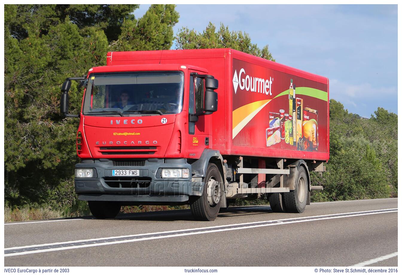 IVECO EuroCargo à partir de 2003 Photo décembre 2016