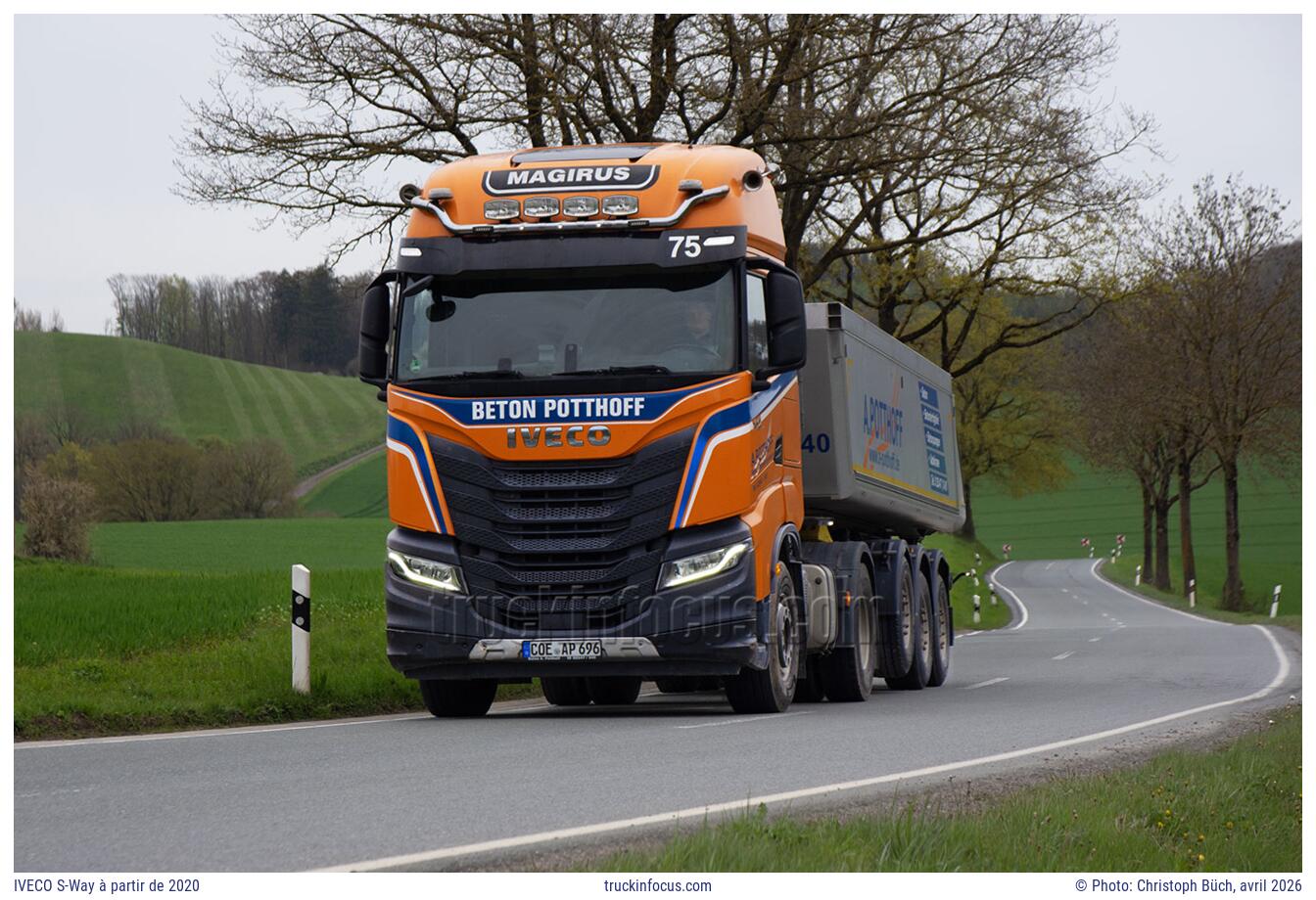 IVECO S-Way à partir de 2020 Photo avril 2026