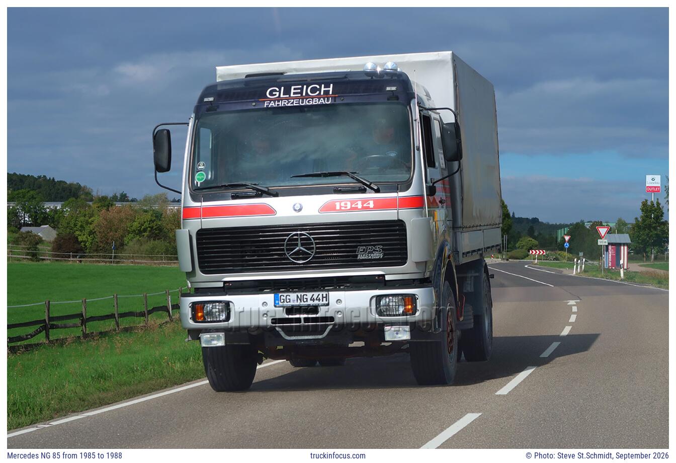 Mercedes NG 85 from 1985 to 1988 Photo September 2026