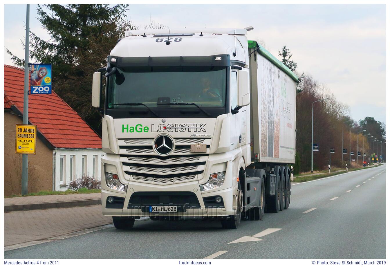 Mercedes Actros 4 from 2011 Photo March 2019