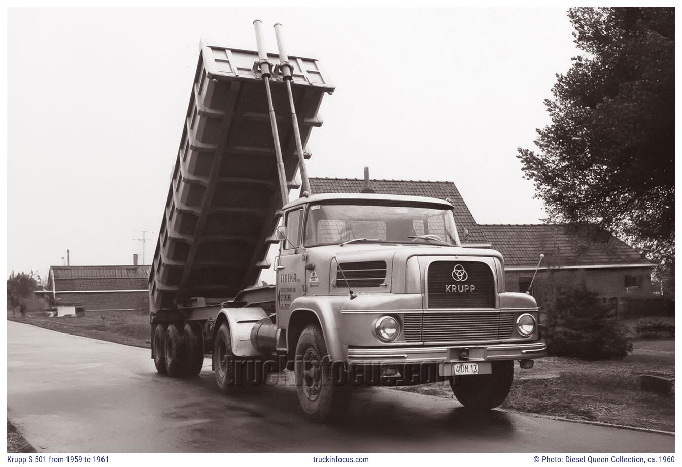 Krupp S 501 from 1959 to 1961 Photo ca. 1960