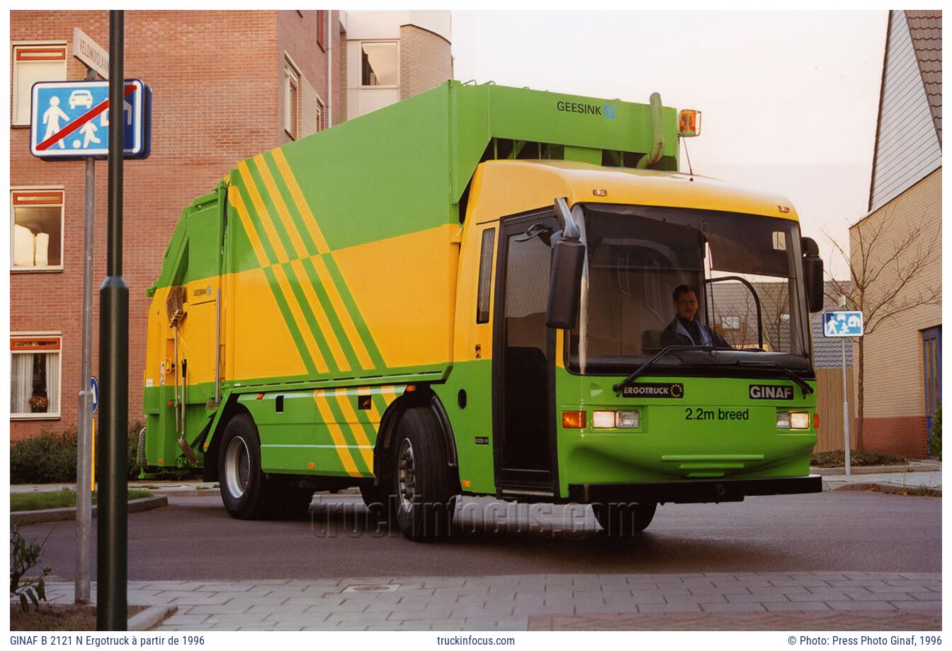 GINAF B 2121 N Ergotruck à partir de 1996 Photo 1996